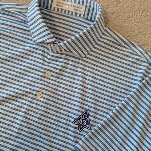 Holderness & Bourne Men's Performance Short Sleeve Golf Polo Sz L